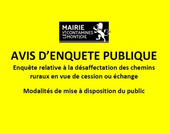 Image affiche enquête publique