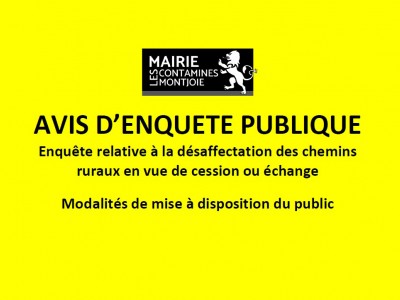 Image affiche enquête publique