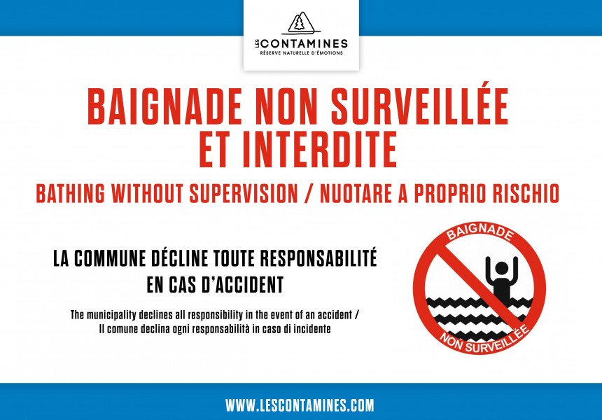 Baignade non surveillée