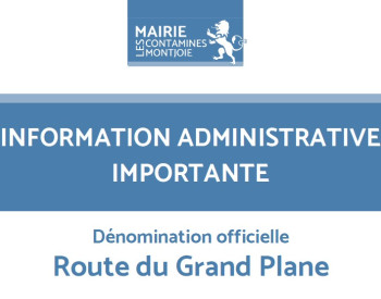 Info administrative grand plane