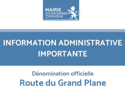 Info administrative grand plane